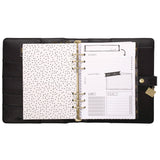 A5 Planner, 10.24 x 9.25, Black Cover, 12-Month (PUK9109CD) Each