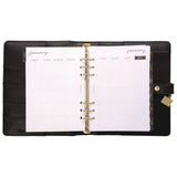 A5 Planner, 10.24 x 9.25, Black Cover, 12-Month (PUK9109CD) Each