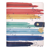 A5 Planner, Color Wash, 10.24 x 9.25, Blue/Green/Red/Yellow Cover, 12-Month (PUK9179CD) Each