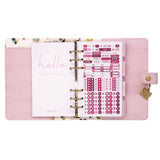 Personal Planner, 7.48 x 6.42, Pink Cover, 12-Month, Undated (PUK9153CD) Each