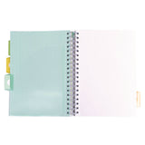 PUKKA PAD® B5 Size Project Book, 4-Subject, Gray/White Study Book Cover, (100) 9.8 x 6.9 Sheets (PUK9824STU) Each