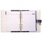 A5 Planner, Color Wash, 10.24 x 9.25, Blue/Green/Red/Yellow Cover, 12-Month (PUK9179CD) Each