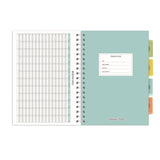 PUKKA PAD® B5 Size Project Book, 4-Subject, Gray/White Study Book Cover, (100) 9.8 x 6.9 Sheets (PUK9824STU) Each