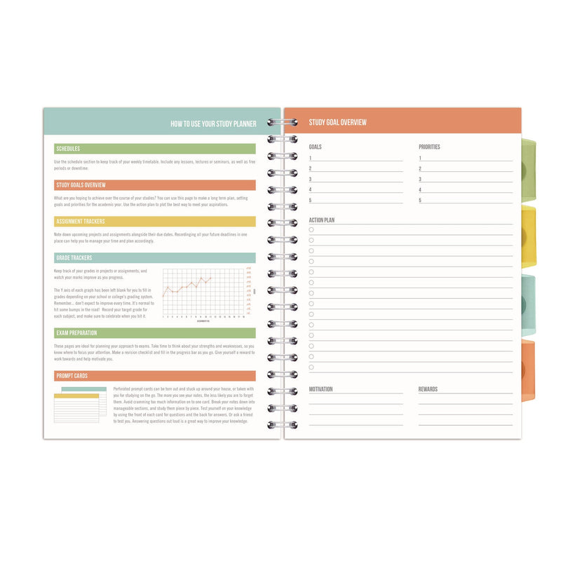 PUKKA PAD® B5 Size Project Book, 4-Subject, Gray/White Study Book Cover, (100) 9.8 x 6.9 Sheets (PUK9824STU) Each