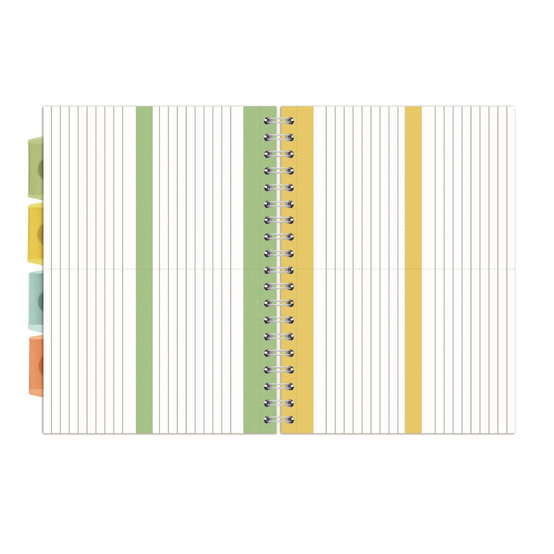PUKKA PAD® B5 Size Project Book, 4-Subject, Gray/White Study Book Cover, (100) 9.8 x 6.9 Sheets (PUK9824STU) Each