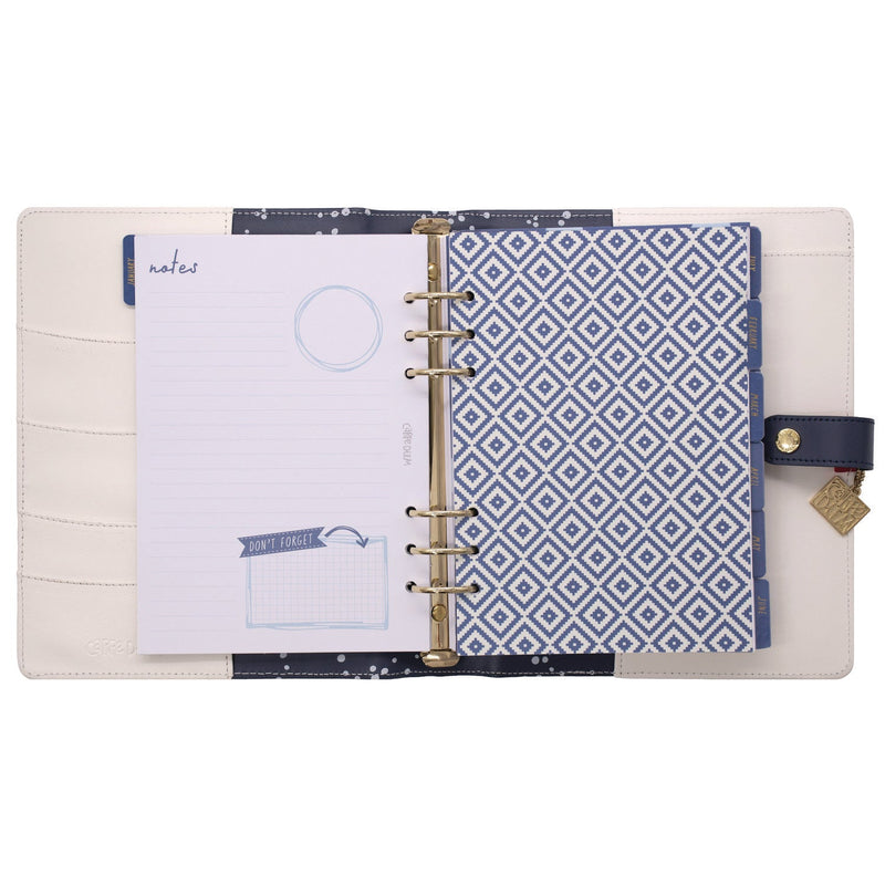 A5 Planner, Color Wash, 10.24 x 9.25, Blue/Green/Red/Yellow Cover, 12-Month (PUK9179CD) Each