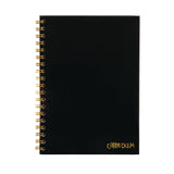 PUKKA PAD® B5 Size Notebook, 1 -Subject, Medium/College Rule, Black Cover, (80) 9.8 x 6.9 Sheets, 3/Pack (PUK9375CD) Pack of 3