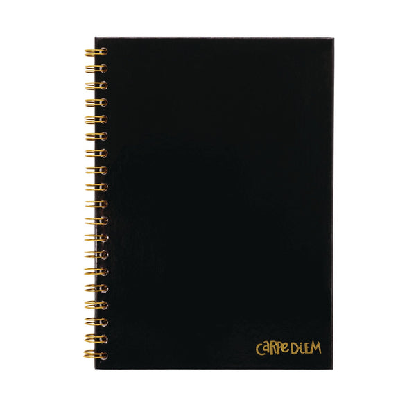 PUKKA PAD® B5 Size Notebook, 1 -Subject, Medium/College Rule, Black Cover, (80) 9.8 x 6.9 Sheets, 3/Pack (PUK9375CD) Pack of 3