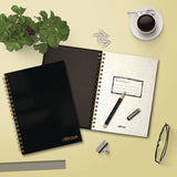 PUKKA PAD® B5 Size Notebook, 1 -Subject, Medium/College Rule, Black Cover, (80) 9.8 x 6.9 Sheets, 3/Pack (PUK9375CD) Pack of 3