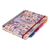 PUKKA PAD® B5 Size Project Book, 4-Subject, Medium/College Rule, Assorted Blum Floral Covers, (100) 9.8 x 6.9 Sheets, 3/Pack (PUK9494BLMASST) Pack of 3