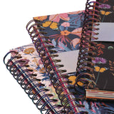 PUKKA PAD® B5 Size Project Book, 4-Subject, Medium/College Rule, Assorted Blum Floral Covers, (100) 9.8 x 6.9 Sheets, 3/Pack (PUK9494BLMASST) Pack of 3