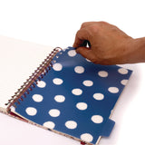 PUKKA PAD® B5 Size Project Book, 4-Subject, Medium/College Rule, Assorted Blum Floral Covers, (100) 9.8 x 6.9 Sheets, 3/Pack (PUK9494BLMASST) Pack of 3