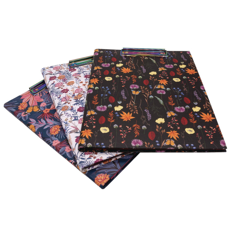 PUKKA PAD® A4 Padfolio, 8.3 x 11.7 Pad, 9.5 x 12.6, Black/Blue/Orange/Yellow (PUK9581BLM) Each