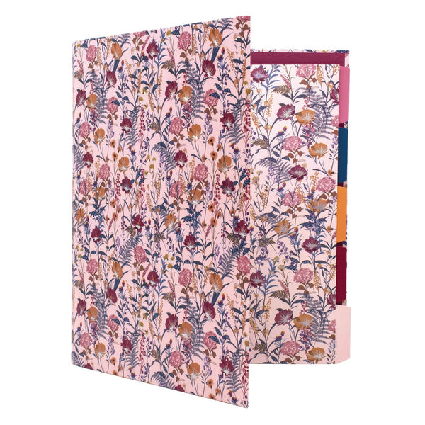 PUKKA PAD® Rollbound Binder, 3 Rings, 1" Capacity, 11 x 8.5, Cream/Yellow/Blue/Red (PUK9609BLM) Each