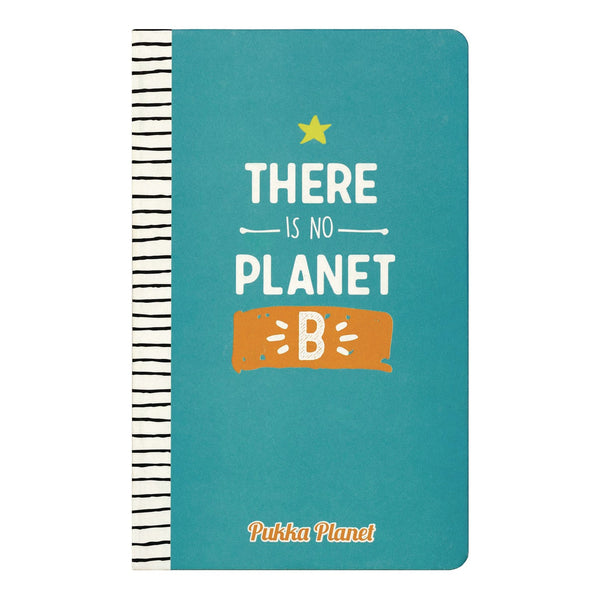 PUKKA PAD® Soft Cover Eco Notebook, 1-Subject, Medium/College Rule, Turquoise/Multicolor Cover, (96) 8.3 x 5.8 Sheets (PUK9703SPP) Each