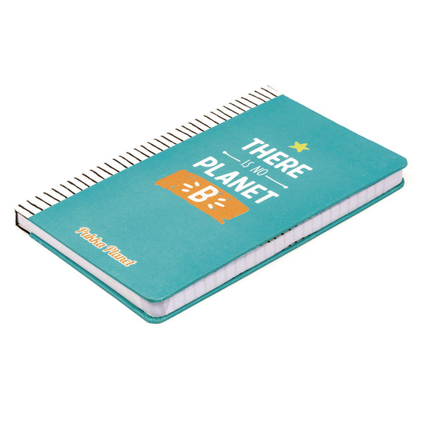 PUKKA PAD® Soft Cover Eco Notebook, 1-Subject, Medium/College Rule, Turquoise/Multicolor Cover, (96) 8.3 x 5.8 Sheets (PUK9703SPP) Each
