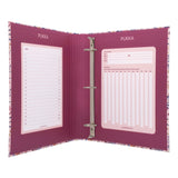 PUKKA PAD® Rollbound Binder, 3 Rings, 1" Capacity, 11 x 8.5, Cream/Yellow/Blue/Red (PUK9609BLM) Each