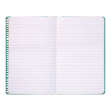 PUKKA PAD® Soft Cover Eco Notebook, 1-Subject, Medium/College Rule, Turquoise/Multicolor Cover, (96) 8.3 x 5.8 Sheets (PUK9703SPP) Each