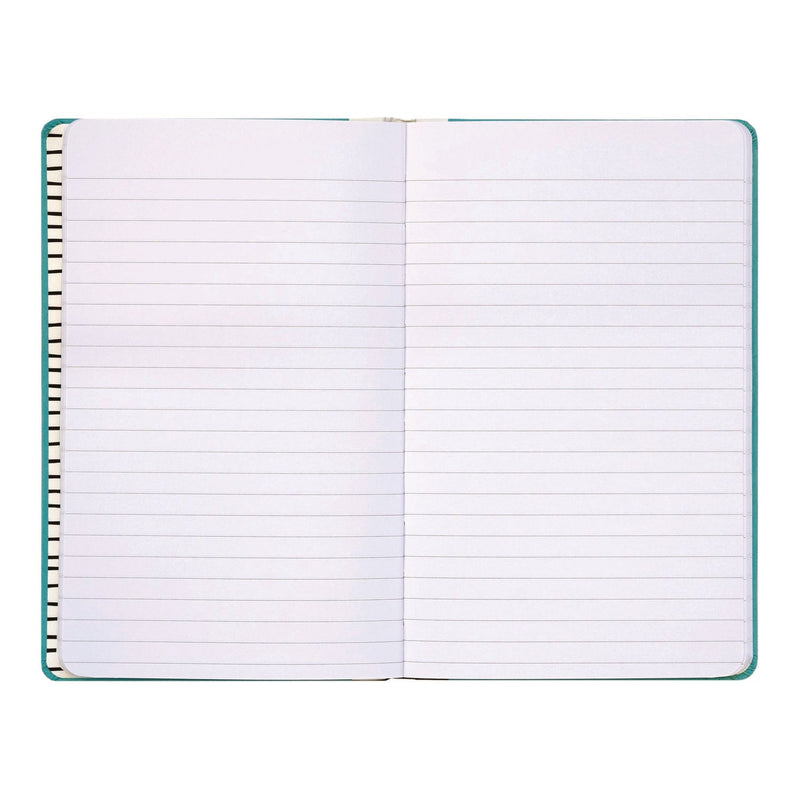 PUKKA PAD® Soft Cover Eco Notebook, 1-Subject, Medium/College Rule, Turquoise/Multicolor Cover, (96) 8.3 x 5.8 Sheets (PUK9703SPP) Each