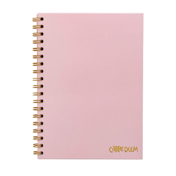 PUKKA PAD® B5 Size Notebook, 1 -Subject, Medium/College Rule, Pink Cover, (80) 9.8 x 6.9 Sheets, 3/Pack (PUK9376CD) Pack of 3