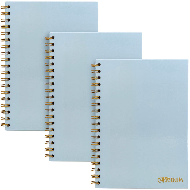 PUKKA PAD® B5 Size Notebook, 1 -Subject, Medium/College Rule, Blue Cover, (80) 9.8 x 6.9 Sheets, 3/Pack (PUK9378CD) Pack of 3