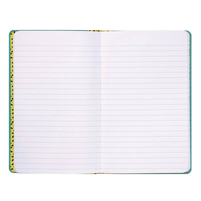 PUKKA PAD® Soft Cover Eco Notebook, 1-Subject, Medium/College Rule, Turquoise/Black/White/Yellow Cover, (96) 8.3 x 5.8 Sheets (PUK9707SPP) Each