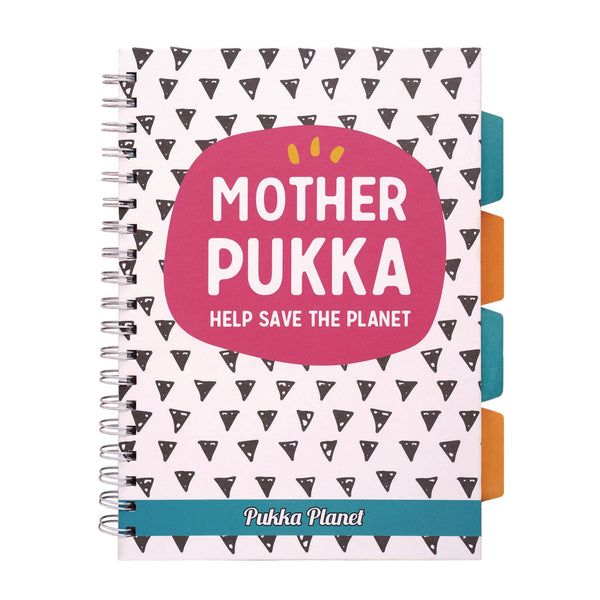 PUKKA PAD® B5 Size Eco Project Book, 4-Subject, Medium/College Rule, Assorted Multicolor Covers, (100) 9.8 x 6.9 Sheets, 2/Pack (PUK9702SPP) Pack of 2