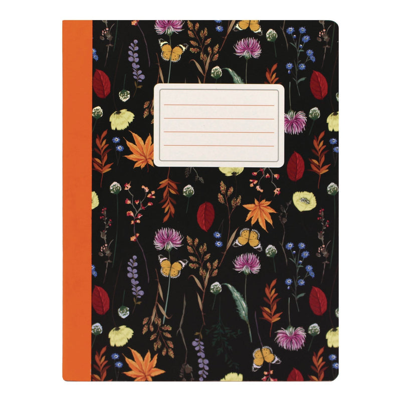 PUKKA PAD® Composition Book, Medium/College Rule, Assorted Bloom Covers, (70) 9.75 x 7.5 Sheets, 3/Pack (PUK9516BLM) Pack of 3
