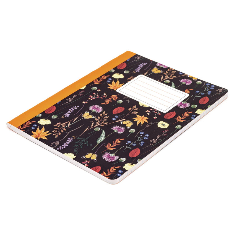 PUKKA PAD® Composition Book, Medium/College Rule, Assorted Bloom Covers, (70) 9.75 x 7.5 Sheets, 3/Pack (PUK9516BLM) Pack of 3