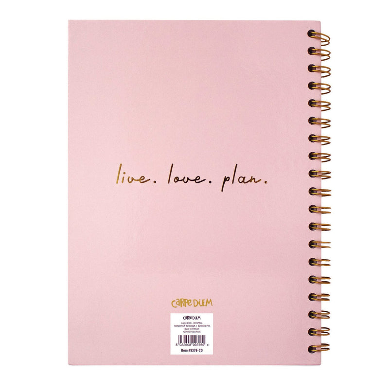 PUKKA PAD® B5 Size Notebook, 1 -Subject, Medium/College Rule, Pink Cover, (80) 9.8 x 6.9 Sheets, 3/Pack (PUK9376CD) Pack of 3