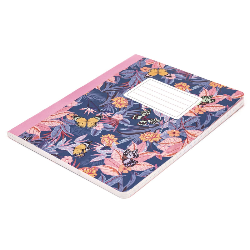 PUKKA PAD® Composition Book, Medium/College Rule, Assorted Bloom Covers, (70) 9.75 x 7.5 Sheets, 3/Pack (PUK9516BLM) Pack of 3