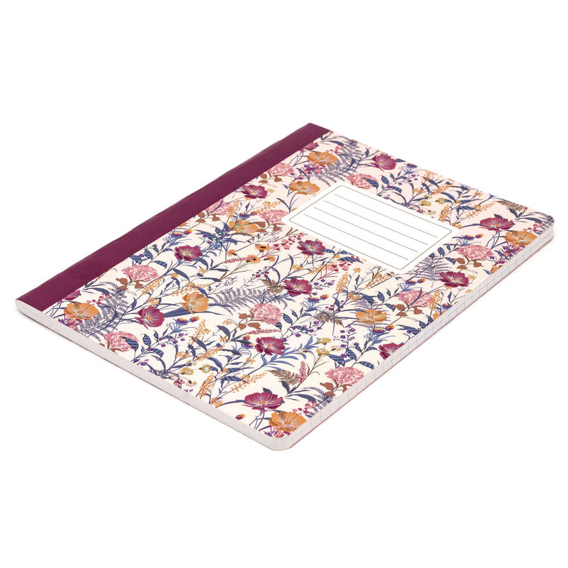 PUKKA PAD® Composition Book, Medium/College Rule, Assorted Bloom Covers, (70) 9.75 x 7.5 Sheets, 3/Pack (PUK9516BLM) Pack of 3