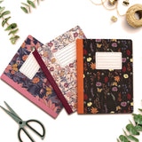 PUKKA PAD® Composition Book, Medium/College Rule, Assorted Bloom Covers, (70) 9.75 x 7.5 Sheets, 3/Pack (PUK9516BLM) Pack of 3