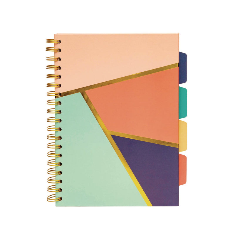 PUKKA PAD® B5 Size Project Book, 5-Subject, Medium/College Rule, Assorted Floral Love Covers, (100) 9.8 x 6.9 Sheets, 3/Pack (PUK9033CD) Pack of 3