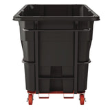 Suncast Commercial® Heavy Duty Tilt Truck, 2 cu yd, Plastic, Black/Red (SUARMTTHD200) Each