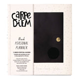Personal Planner, 7.48 x 6.42, Black Cover, 12-Month, Undated (PUK9110CD) Each