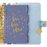 Personal Planner, 7.48 x 6.42, Blue Cover, 12-Month, Undated (PUK9165CD) Each