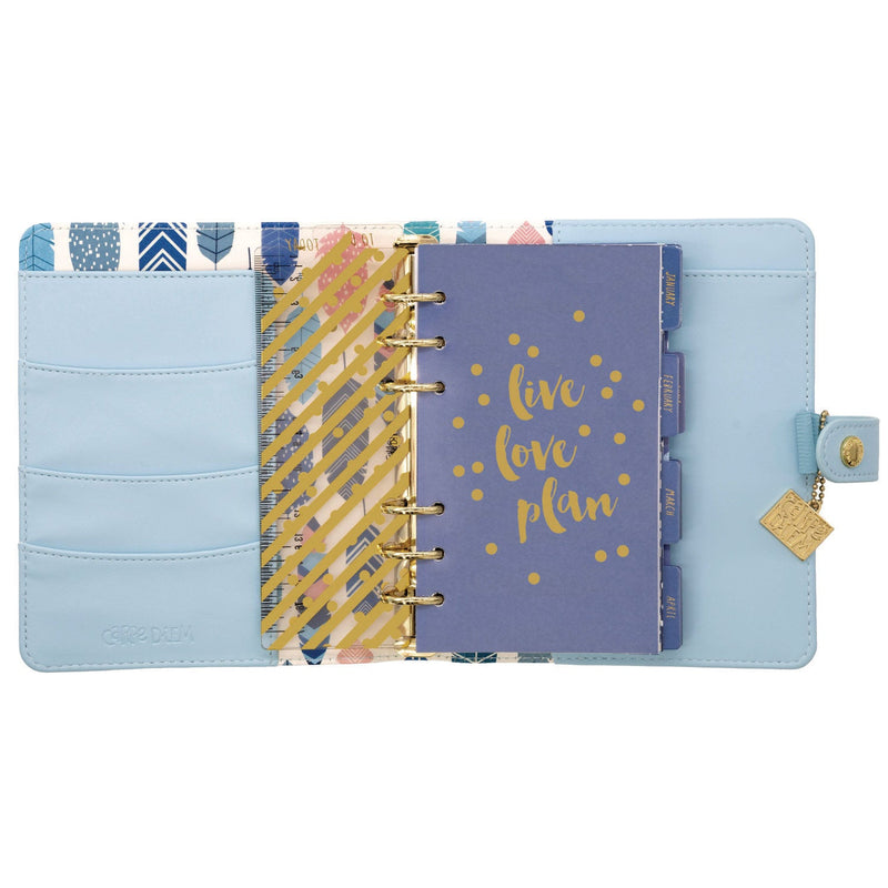 Personal Planner, 7.48 x 6.42, Blue Cover, 12-Month, Undated (PUK9165CD) Each