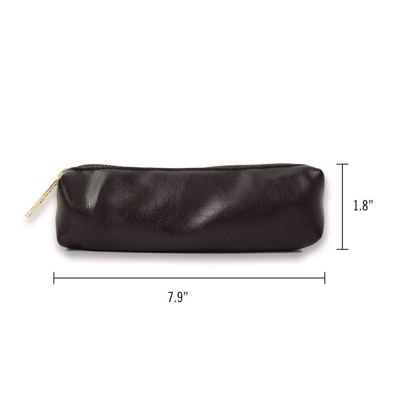 PUKKA PAD® Pencil Case, 7.9 x 2 x 2, Black, 6/Pack (PUK9113CD) Pack of 6
