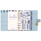Personal Planner, 7.48 x 6.42, Blue Cover, 12-Month, Undated (PUK9165CD) Each