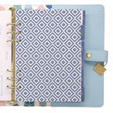 A5 Planner, 10.24 x 9.25, Blue Cover, 12-Month (PUK9164CD) Each