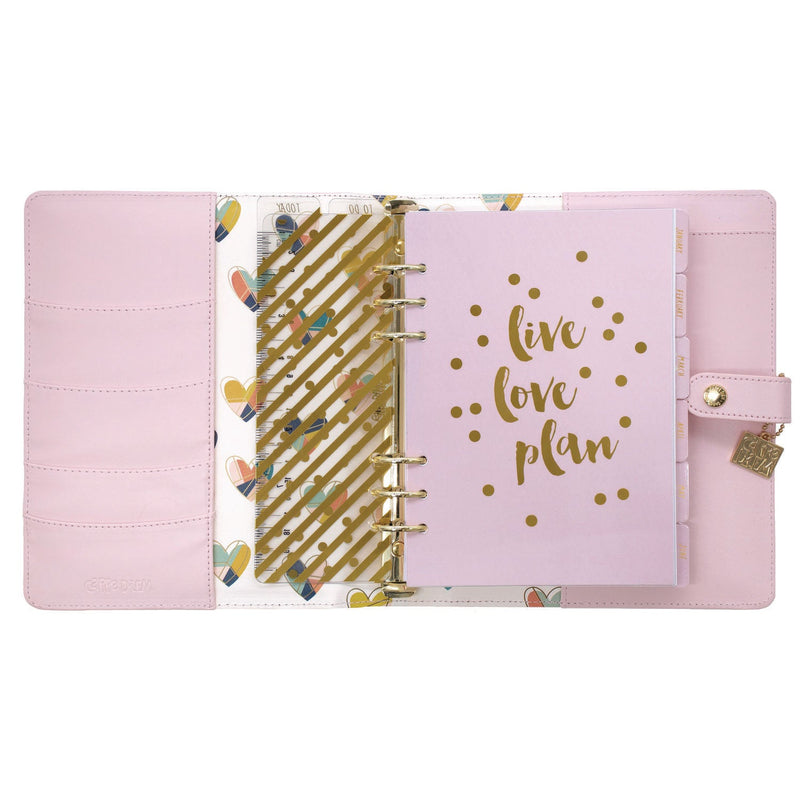 A5 Planner, 10.24 x 9.25, Pink Cover, 12-Month (PUK9152CD) Each