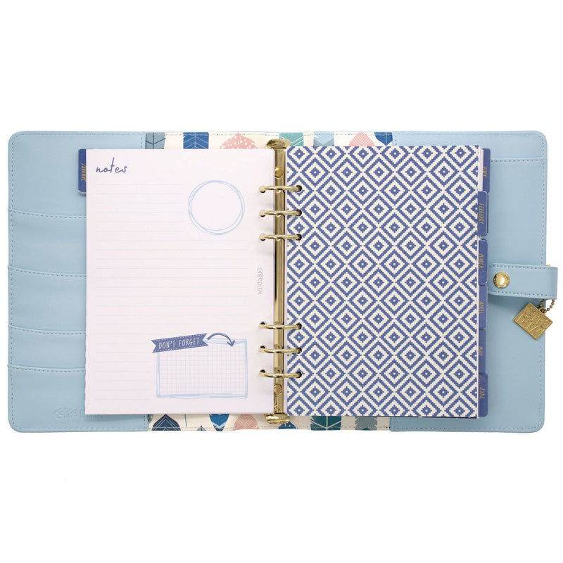 A5 Planner, 10.24 x 9.25, Blue Cover, 12-Month (PUK9164CD) Each
