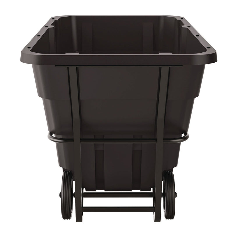 Suncast Commercial® Standard Duty Tilt Truck, 1.5 cu yd, Plastic, Black/Red (SUARMTTSD150) Each