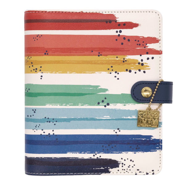 Personal Planner, Color Wash, 7.48 x 6.42, Blue/Green/Red/Yellow Cover, 12-Month, Undated (PUK9180CD) Each