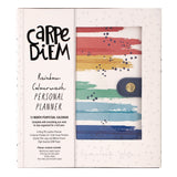 Personal Planner, Color Wash, 7.48 x 6.42, Blue/Green/Red/Yellow Cover, 12-Month, Undated (PUK9180CD) Each