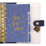 Personal Planner, Color Wash, 7.48 x 6.42, Blue/Green/Red/Yellow Cover, 12-Month, Undated (PUK9180CD) Each