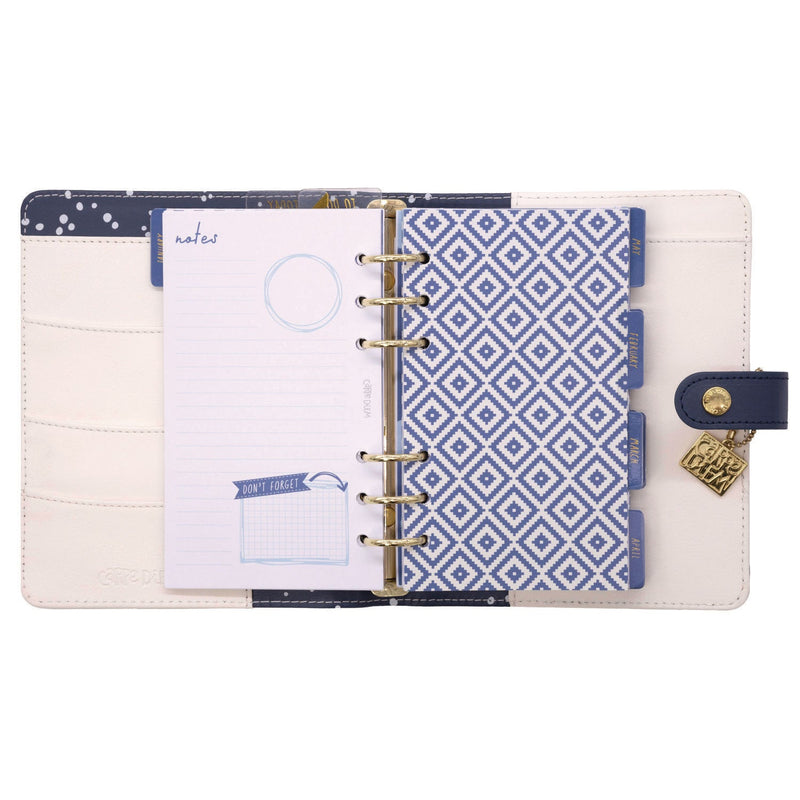 Personal Planner, Color Wash, 7.48 x 6.42, Blue/Green/Red/Yellow Cover, 12-Month, Undated (PUK9180CD) Each