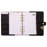 Personal Planner, Chequered, 7.48 x 6.42, Black/White Cover, 12-Month, Undated (PUK9183CD) Each