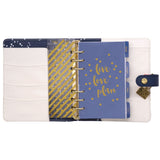 Personal Planner, Color Wash, 7.48 x 6.42, Blue/Green/Red/Yellow Cover, 12-Month, Undated (PUK9180CD) Each